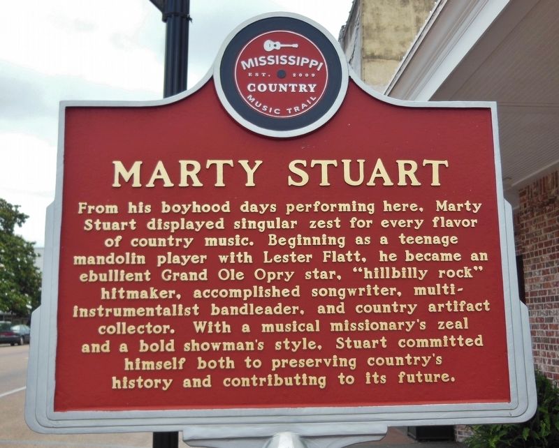 Marty Stuart Marker. Click for full size. Marty Stuart Marker image. Click for full size.