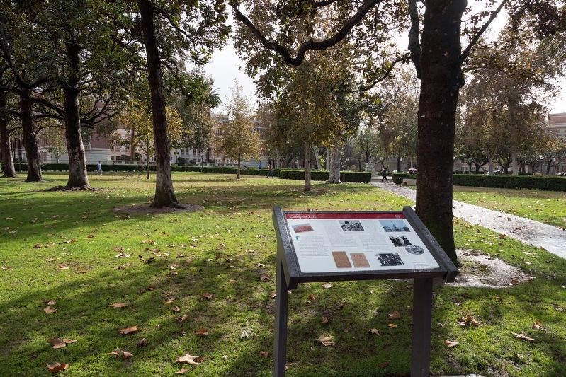 Campus Life Interpretive Panel image. Click for full size.