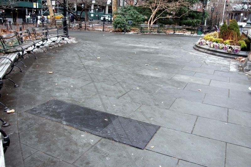 The Jacob Wrey Mould Fountain Marker image. Click for full size.