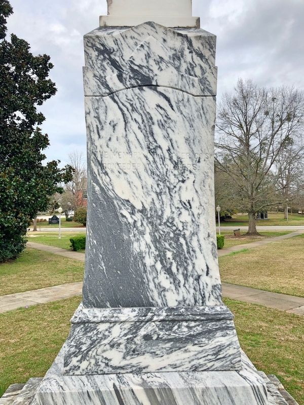 Our Confederate Dead Monument (South). Click for full size. Our Confederate Dead Monument (South) image. Click for full size.