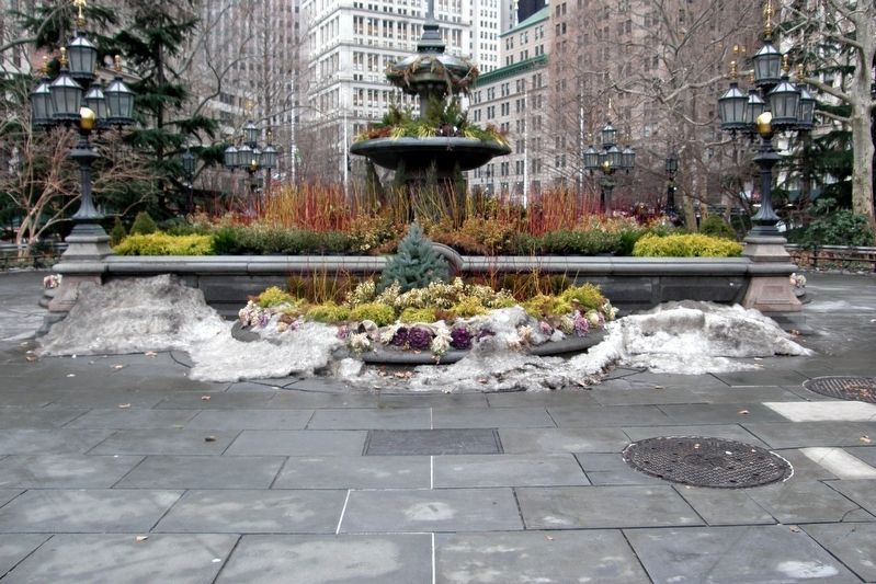 Jacob Wrey Mould Fountain 1871-1920 marker site. Click for full size. Jacob Wrey Mould Fountain 1871-1920 marker site image. Click for full size.