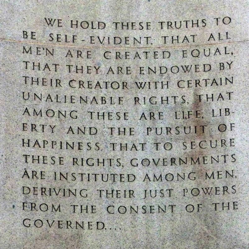 Trylon of Freedom Marker<br>First Panel. Click for full size. Trylon of Freedom Marker<br>First Panel image. Click for full size.
