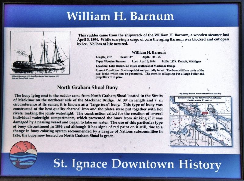 William H. Barnum Marker image. Click for full size.