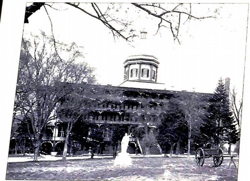 Marker detail: Hospital Building at the Southern Branch for Disabled Volunteer Soldiers, 1902. image. Click for full size.