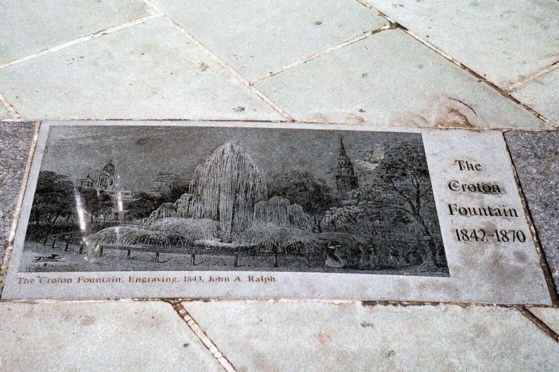 The Croton Fountain. Click for full size. The Croton Fountain image. Click for full size.