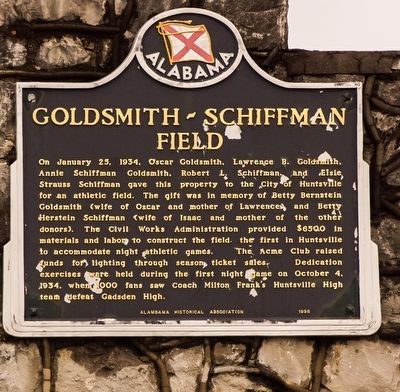Goldsmith-Schiffman Field Marker image. Click for full size.