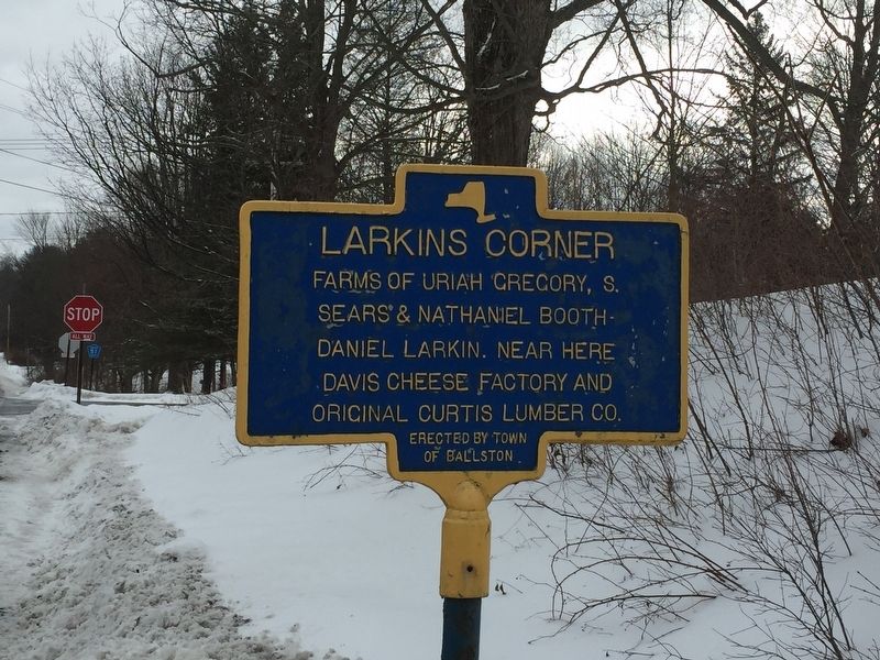 Larkins Corners Marker image. Click for full size.