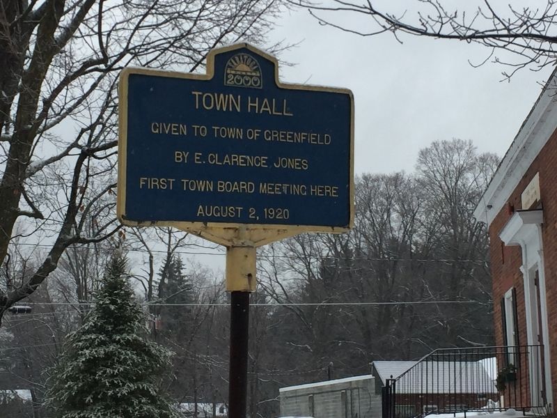 Town Hall Marker image. Click for full size.