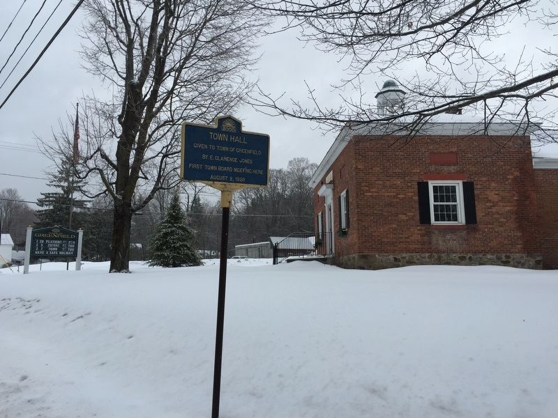 Town Hall Marker image. Click for full size.