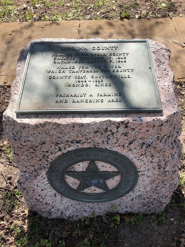 Medina County Marker. Click for full size. Medina County Marker image. Click for full size.