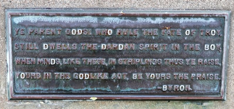 The Trojan Column Plaque, Front. Click for full size. The Trojan Column Plaque, Front image. Click for full size.