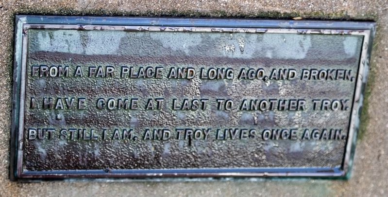 The Trojan Column Plaque, Right Side. Click for full size. The Trojan Column Plaque, Right Side image. Click for full size.