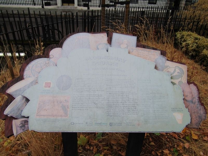 Bloomsbury Square Marker. Click for full size. Bloomsbury Square Marker image. Click for full size.