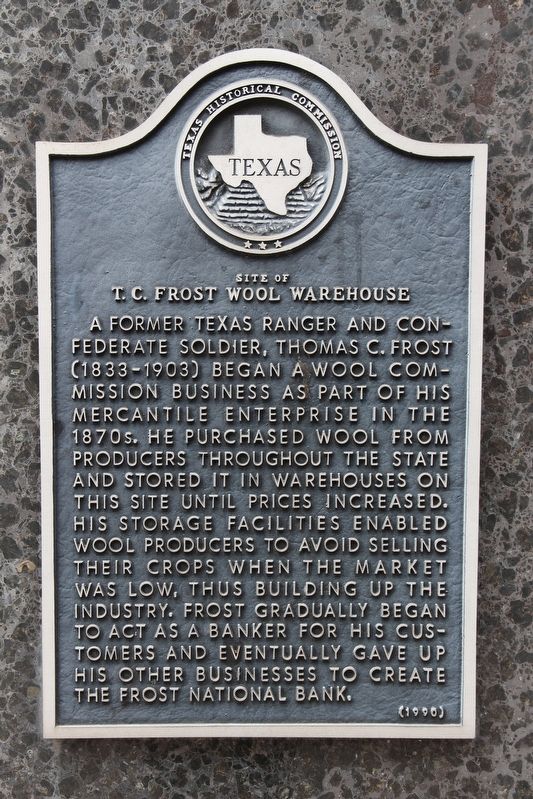 T. C. Frost Wool Warehouse Marker image. Click for full size.