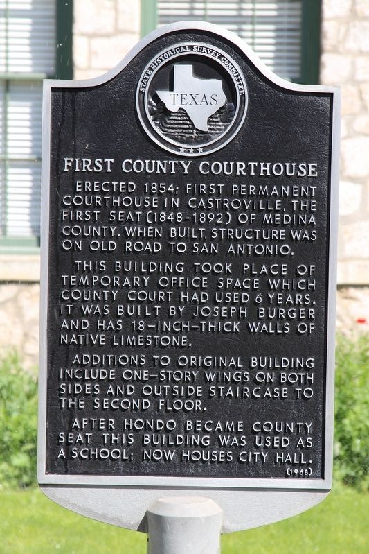 First County Courthouse Marker image. Click for full size.