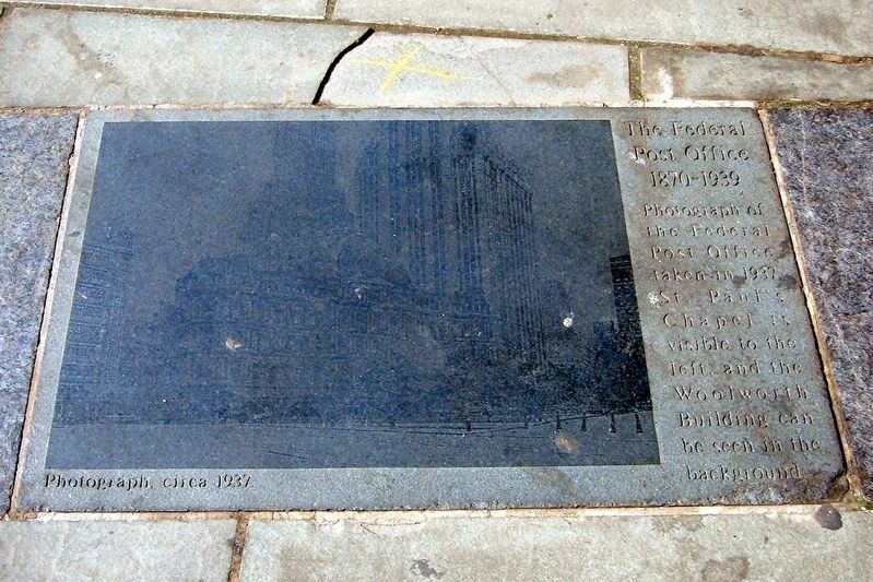The Federal Post Office 1870-1939 Marker. Click for full size. The Federal Post Office 1870-1939 Marker image. Click for full size.