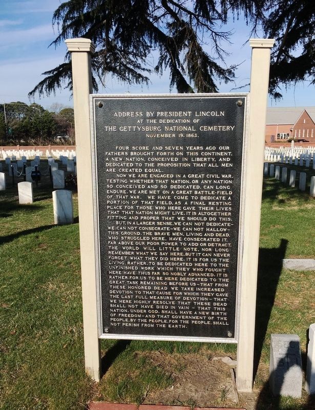 Gettysburg Address image. Click for full size.