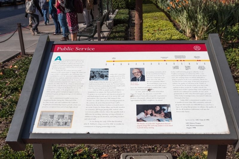 Public Service Interpretive Panel. Click for full size. Public Service Interpretive Panel image. Click for full size.