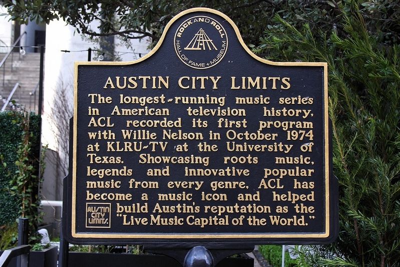 Austin City Limits Marker image. Click for full size.