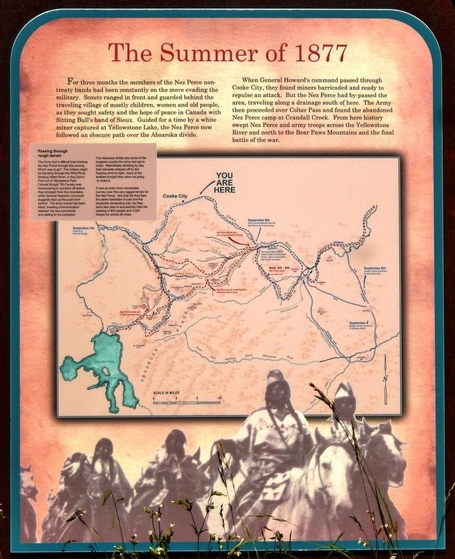 The Summer of 1877 Marker image. Click for full size.