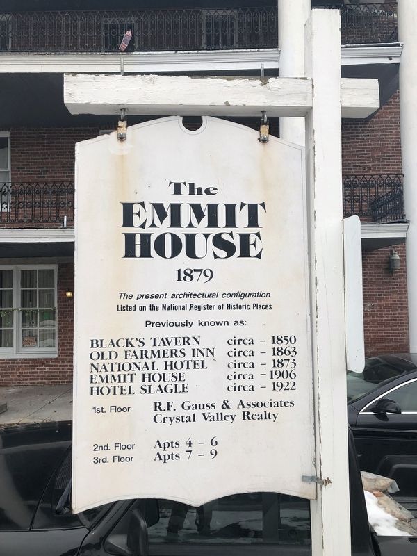 The Emmit House Marker image. Click for full size.