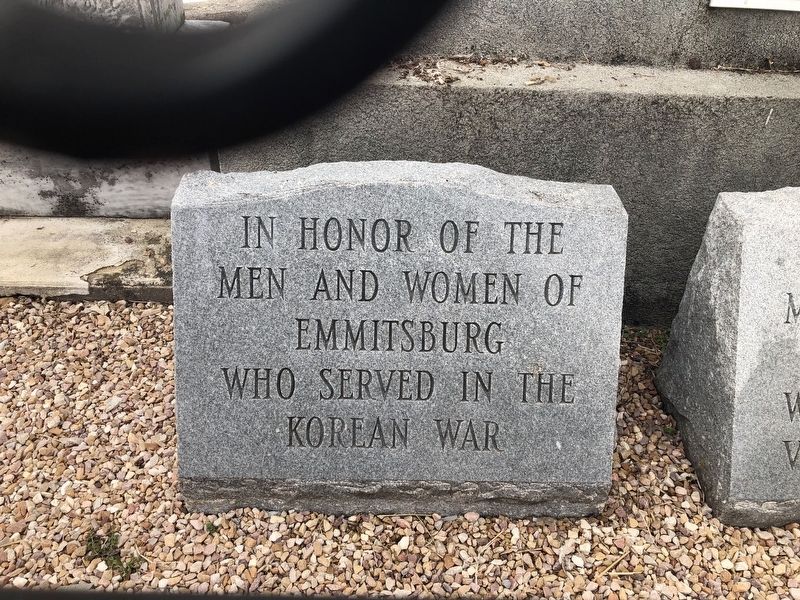 Emmitsburg Korean War Memorial image. Click for full size.