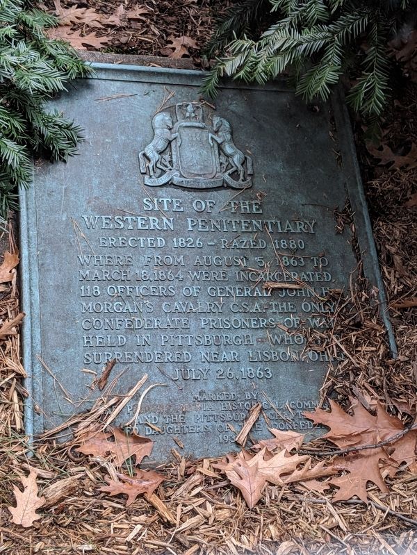 Site of the Western Penitentiary Marker. Click for full size. Site of the Western Penitentiary Marker image. Click for full size.