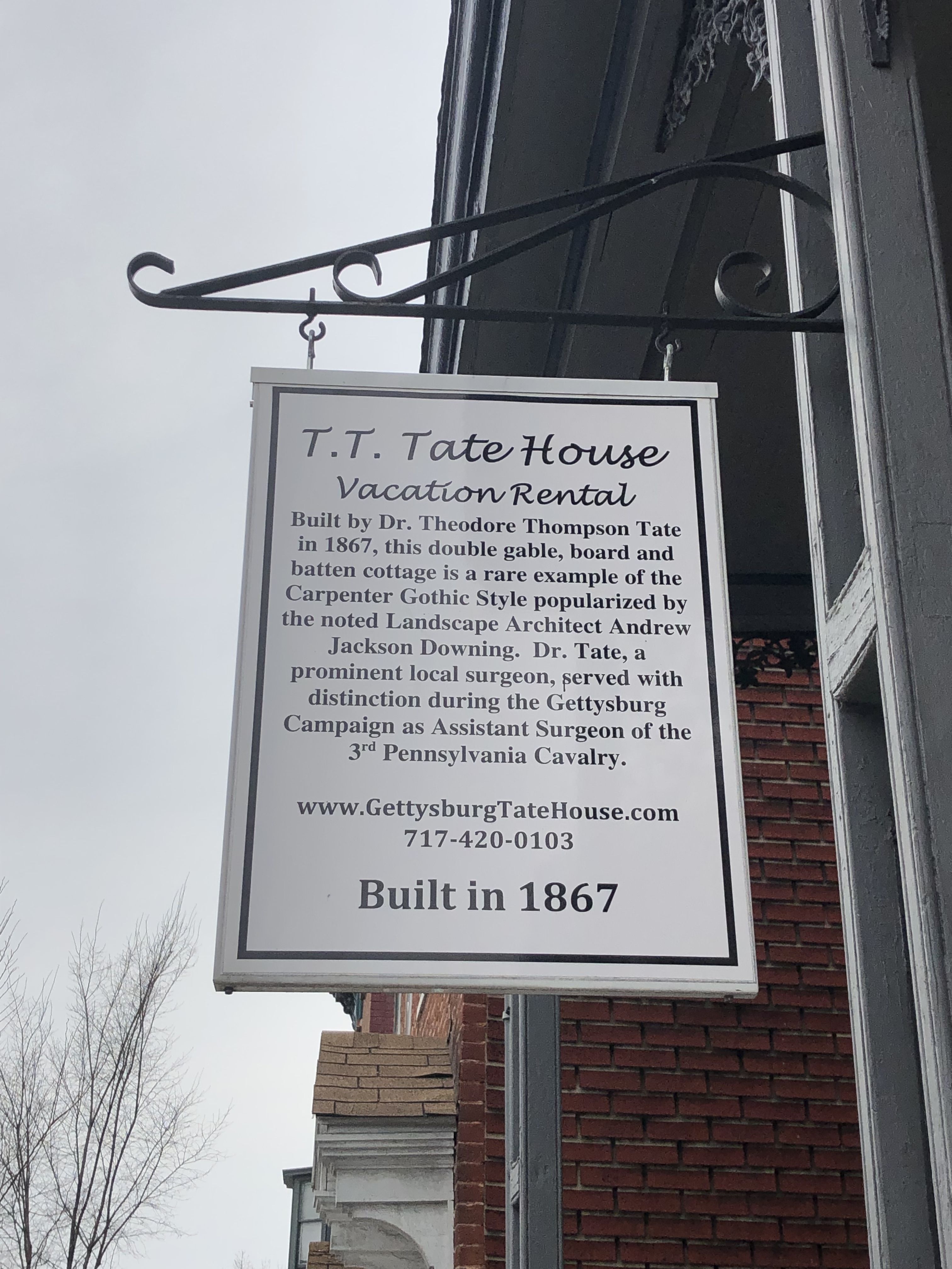 T.T. Tate House Marker