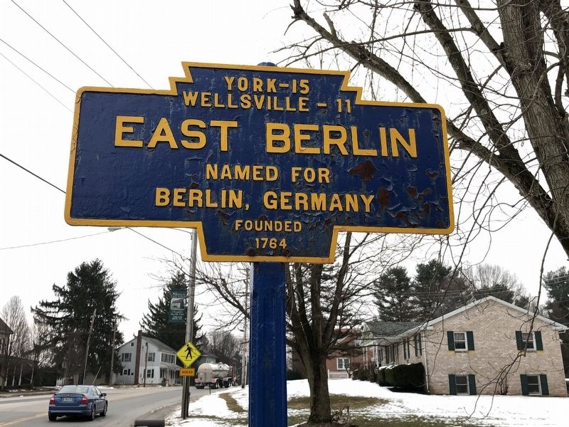 East Berlin Marker image. Click for full size.