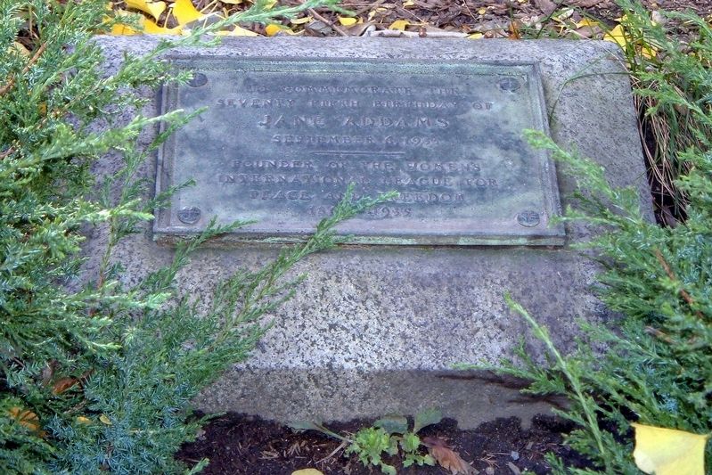 Jane Addams Marker image. Click for full size.