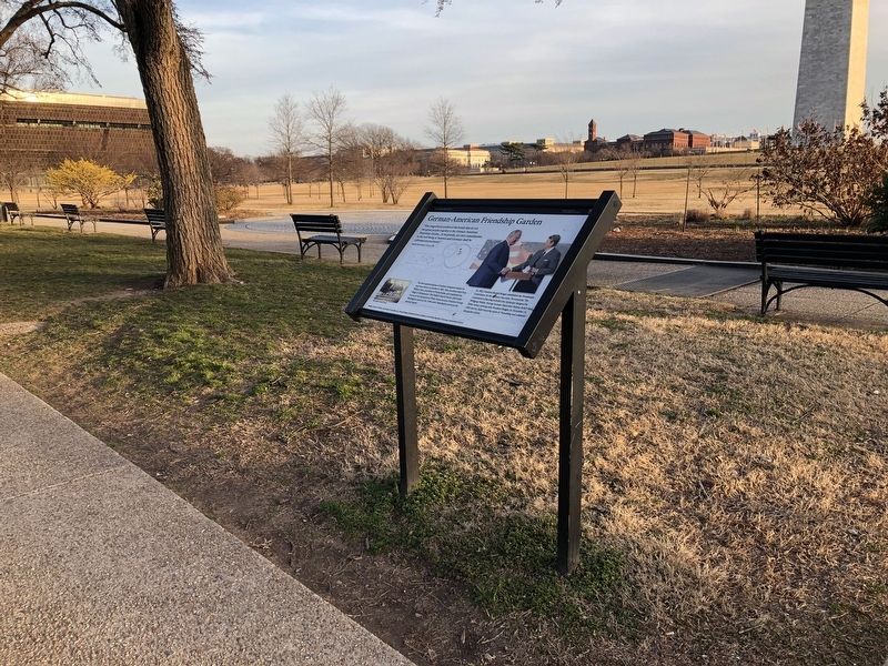 German-American Friendship Garden Marker image. Click for full size.