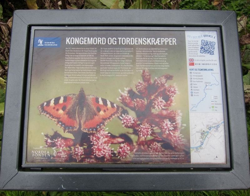 Kongemord og Tordeskrpper / Royal Murder and Red Butterbur Marker image. Click for full size.