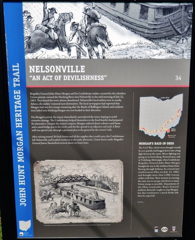 Nelsonville Marker image. Click for full size.