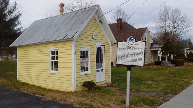 Horace Maynard Marker. Click for full size. Horace Maynard Marker image. Click for full size.
