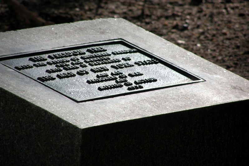 The Freedom Tree Marker image. Click for full size.
