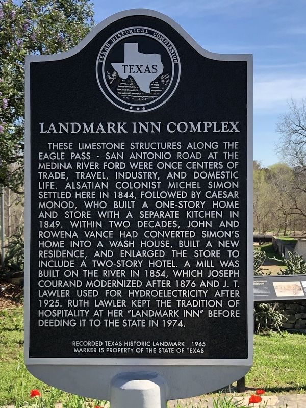 Landmark Inn Complex Marker image. Click for full size.