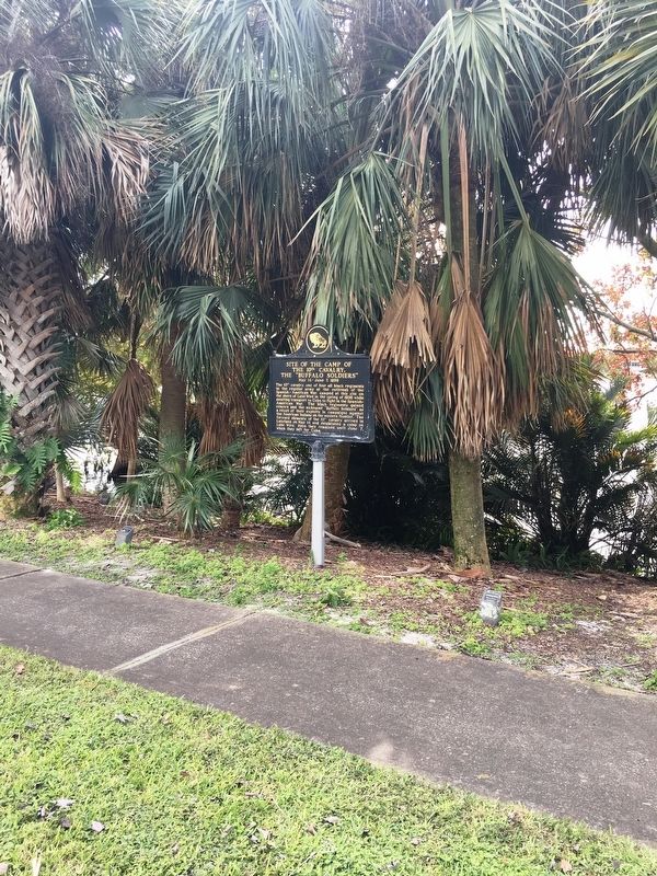 Site of the Camp of The 10th Cavalry, Marker image. Click for full size.