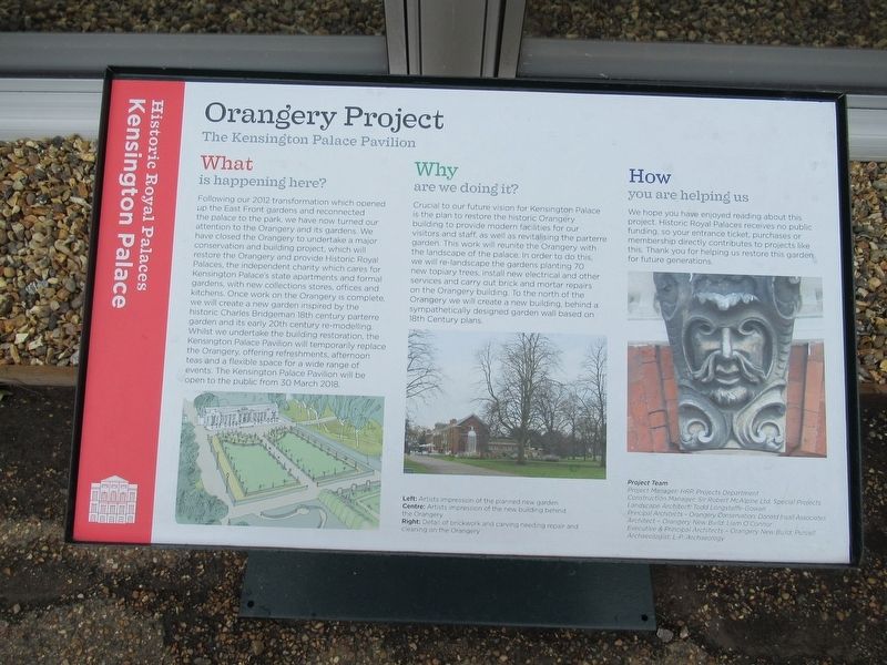 Orangery Project Marker. Click for full size. Orangery Project Marker image. Click for full size.