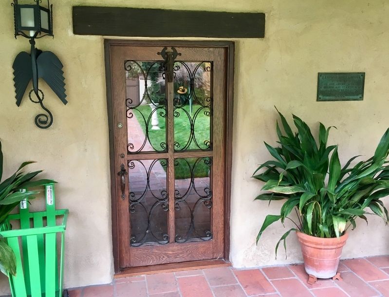 Rancho La Brea Adobe Marker. Click for full size. Rancho La Brea Adobe Marker image. Click for full size.