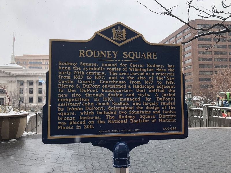 Rodney Square Marker image. Click for full size.