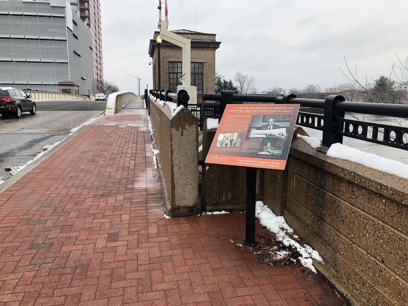 South Market Street Bridge Dedicated in Honor of Senator John E. Reilly, Sr. Marker image. Click for full size.