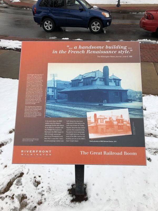 The Great Railroad Boom Marker image. Click for full size.