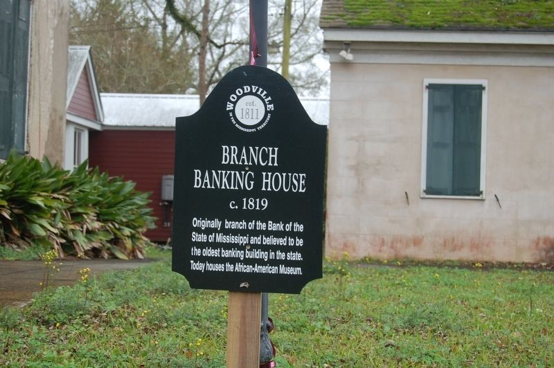 Branch Banking House Marker image. Click for full size.