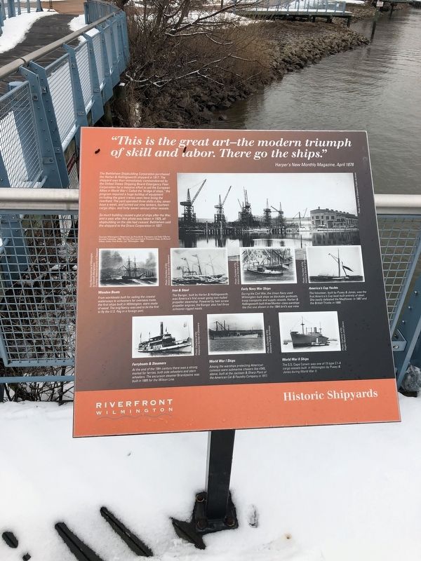 Historic Shipyards Marker image. Click for full size.