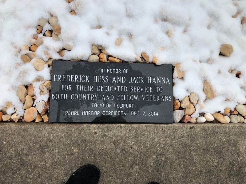 Plaque honoring Frederick Hess and Jack Hanna. Click for full size. Plaque honoring Frederick Hess and Jack Hanna image. Click for full size.