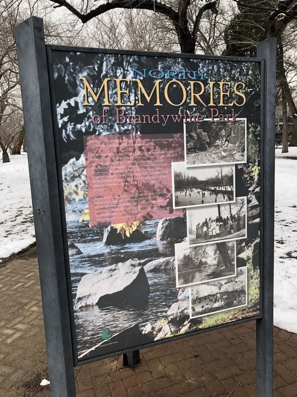 North Memories of Brandywine Park Marker. Click for full size. North Memories of Brandywine Park Marker image. Click for full size.