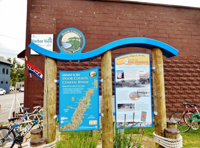 Egg Harbor Marker Kiosk. Click for full size. Egg Harbor Marker Kiosk image. Click for full size.