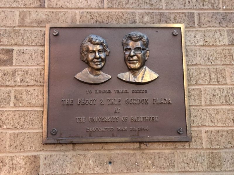 Dedication plaque on the Plaza image. Click for full size.