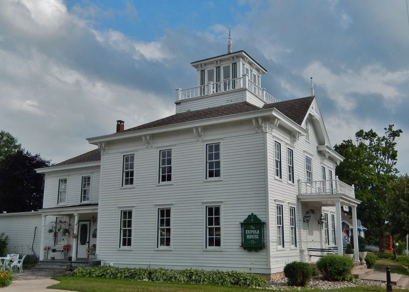 The Cupola House (<i>located on Egg Harbor Road, 1/10 mile north of marker</i>) image. Click for full size.