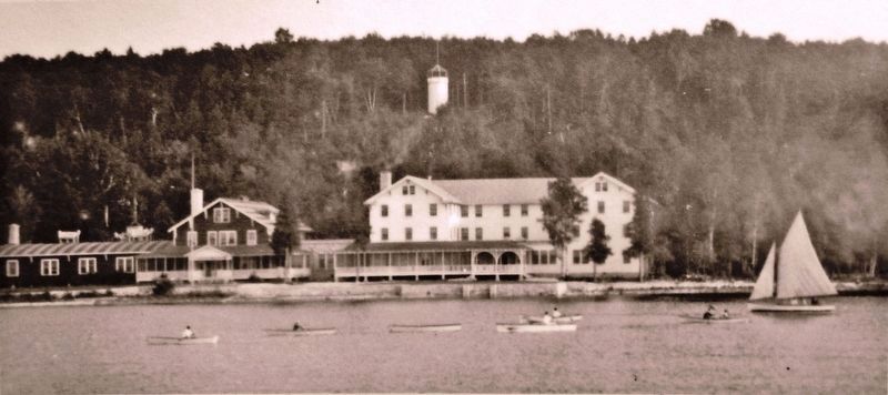 Marker detail: The Alpine Resort, circa 1930. Click for full size. Marker detail: The Alpine Resort, circa 1930 image. Click for full size.